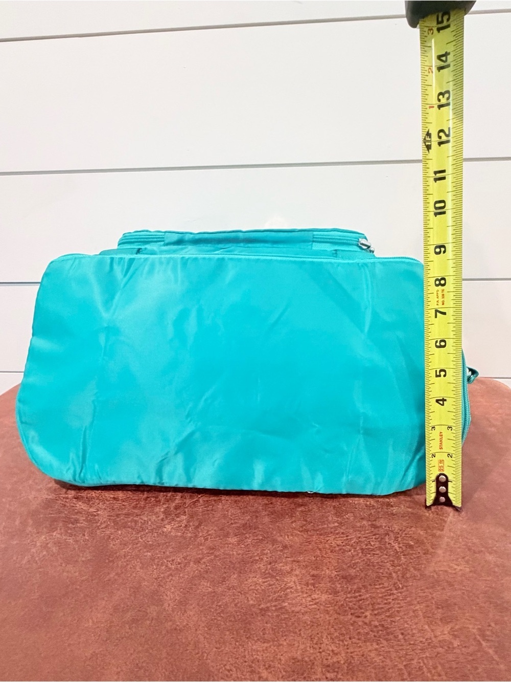 Joy Teal Nylon Travel Tote & Belt Bag Set Y2K Sportcore Coastalcore Vacation Gym - Picture 9 of 15